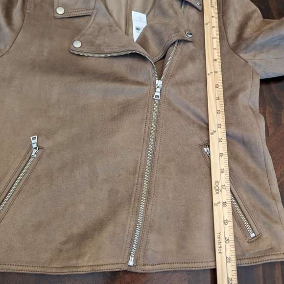 Ann Taylor Faux Suede Moto Jacket - Picture 13 of 13